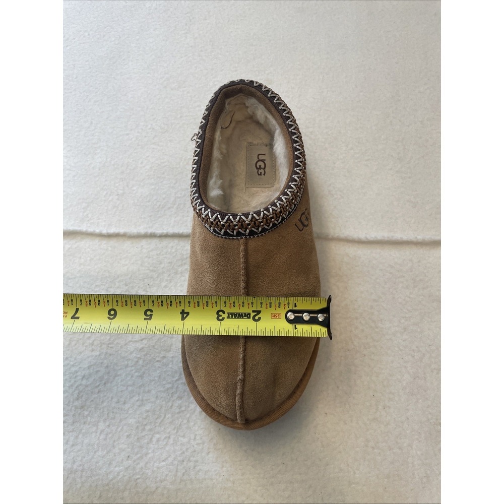 UGG Tasman Slipper Suede Chestnut Women's Men's Comfort Shoe - Picture 7 of 7